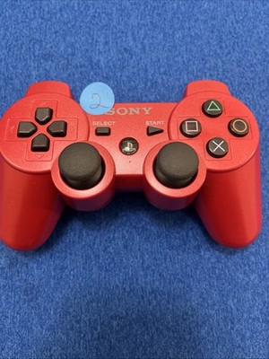 Official  Sony Playstation 3 Controller OEM PS3 Genuine Dualshock Ps3 Red Pearl
