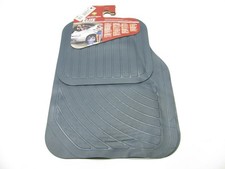 Rubber Queen 6475 Universal Rubber 4 Piece Floor Mats 25x17.5 Front Rear