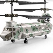 SYMA ferngesteuerter Hubschrauber, 2,4 GHz Q21 Milit&auml;r Transport RC bewaffnetes Flugzeug