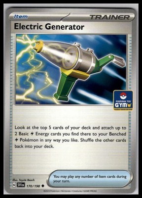 Electric Generator 170/198 | Pokemon TCG Gym Promo Asia Exclusive [US SELLER]
