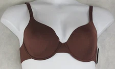 Gap Body Women's Everyday Essentials T-Shirt Bra, Warm Dark Brown, 36D