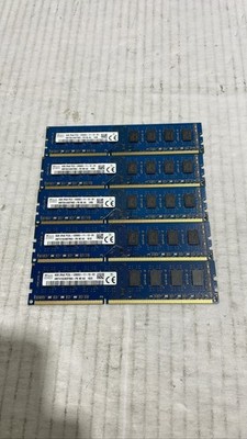 SK Hynix HMT41GU6DFR8A-PB 8GB HMT351U6EFR8C-PB PC3-12800U Desktop RAM Lot of 5