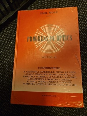 Emil Wolf - Progress in Optics Volume 41 - New Sealed hardback