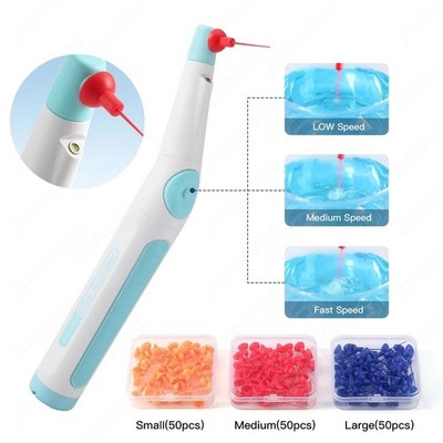 Dental Endo Ultrasonic Sonic Activator Root Canal Irrigator+150 Tips Free Blue