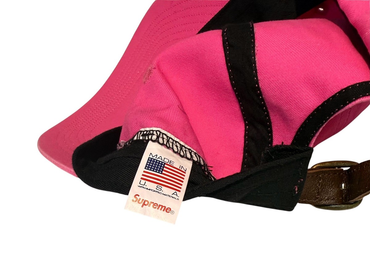 Supreme Washed Chino Twill Camp Cap Pink | eBay