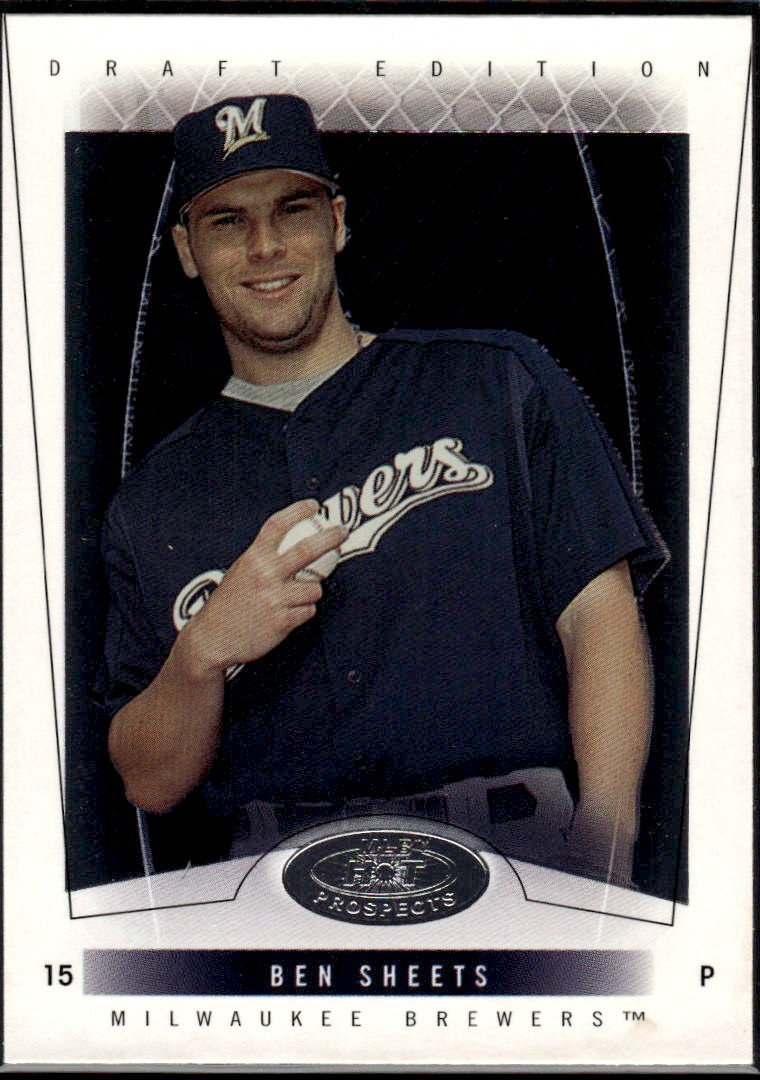 Ben Sheets 2004 Fleer Hot Prospects Draft Edition Milwaukee Brewers #38