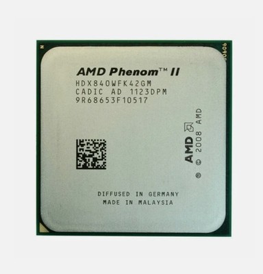 AMD Phenom II X4 840 Socket AM3 CPU Processor Quad-Core 3.2 GHz 95W