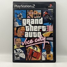 Grand Theft Auto: Vice City (Sony PlayStation 2, 2002) - Complete w/ Map
