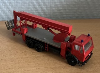 Camion Pompier bras téléscopique HO