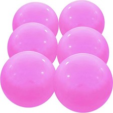 Pink Beach Balls, 12 Inch, Set of 12, for Pool and Beach Parties