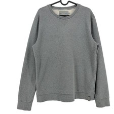 CALVIN KLEIN Men Crew Neck Grey Jumper Pullover Sweater Size L