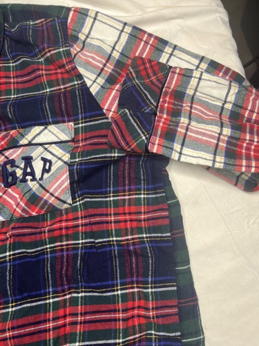 GAP Pendleton Shirt Mens Large Plaid Flannel Button Up Multicolor Long Sleeve - Picture 7 of 10