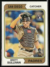 Brett Sullivan 2023 Topps Heritage #690 Rookie San Diego Padres