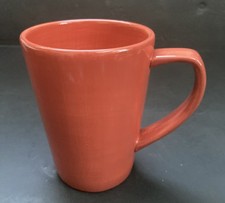 Tabletops Gallery MISTO Coffee Mug Cup 5" NICE Red Wine Coral NICE 14 Ounce