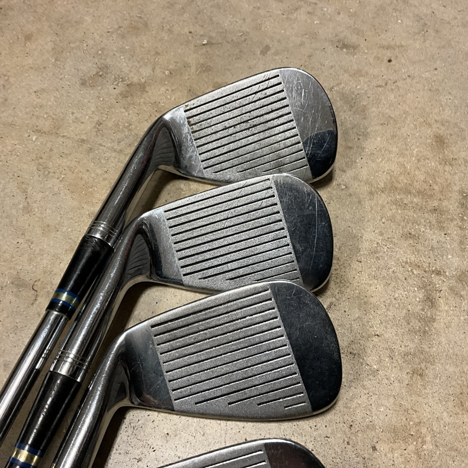 Vtg Spalding Pro Elite Golf Iron Set 2-9 Stiff Flex - Registered - 8 Irons-Rare!