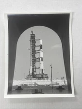 NASA Skylab 1 Rocket on Launch Mount Press Photo