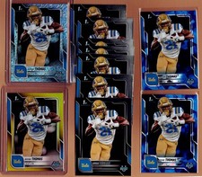 Jaivian Thomas Bowman U Yellow #67 /350, Silver Shimmer,  + 7 base 1st, +2 UCLA
