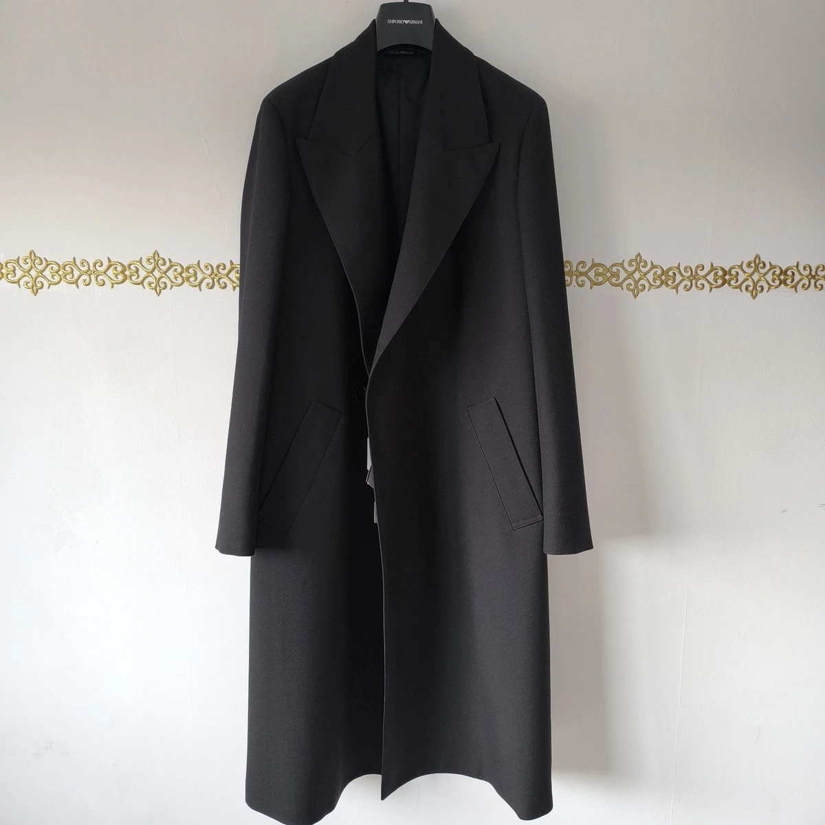 Emporio Armani Overcoat Coats, Jackets & Vests for Men for Sale