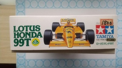 Tamiya 1/20 Lotus Honda 99T 1987 Senna F1 Model Kit, US Tax Incl
