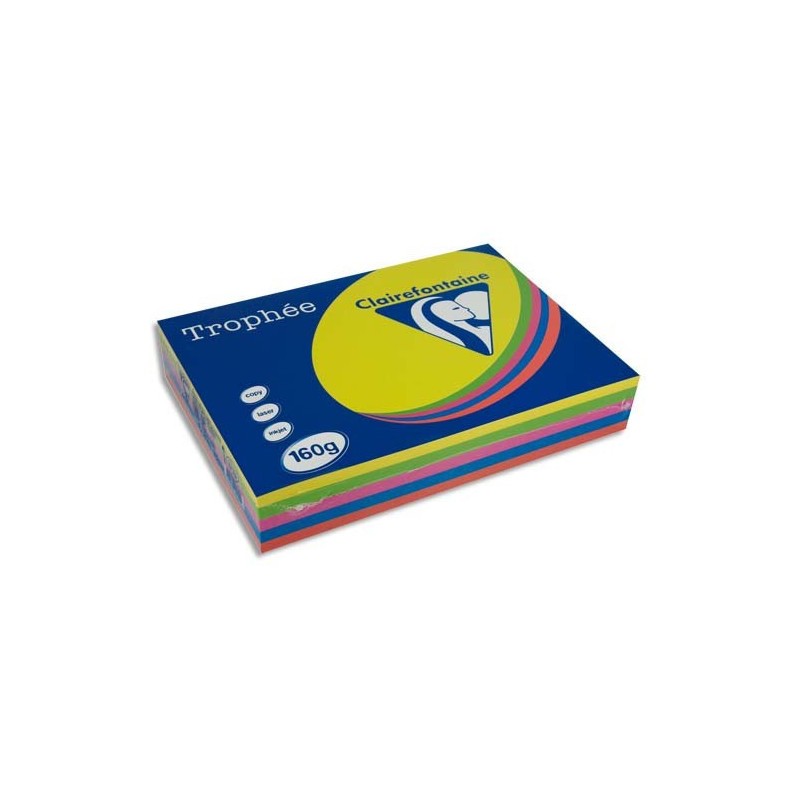 Papier couleur A4 160g - 250 feuilles - Rendu d'impression exceptionnel