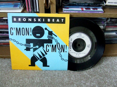 7'' SINGLE PICTURE SLEEVE BRONSKI BEAT CMON CMON BITE7 1986