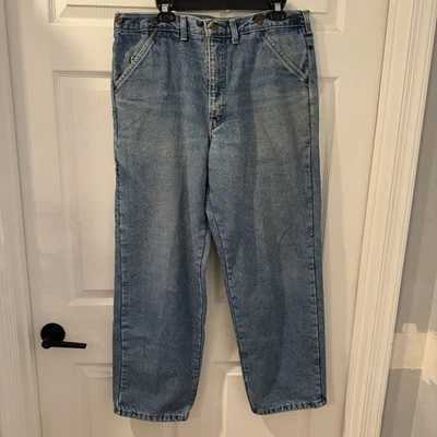 VTG Bailey’s Wild Ass Jeans 38x32 Logger Carpenter Multi Pocket Baggy Skater Y2K - Image 1 of 4