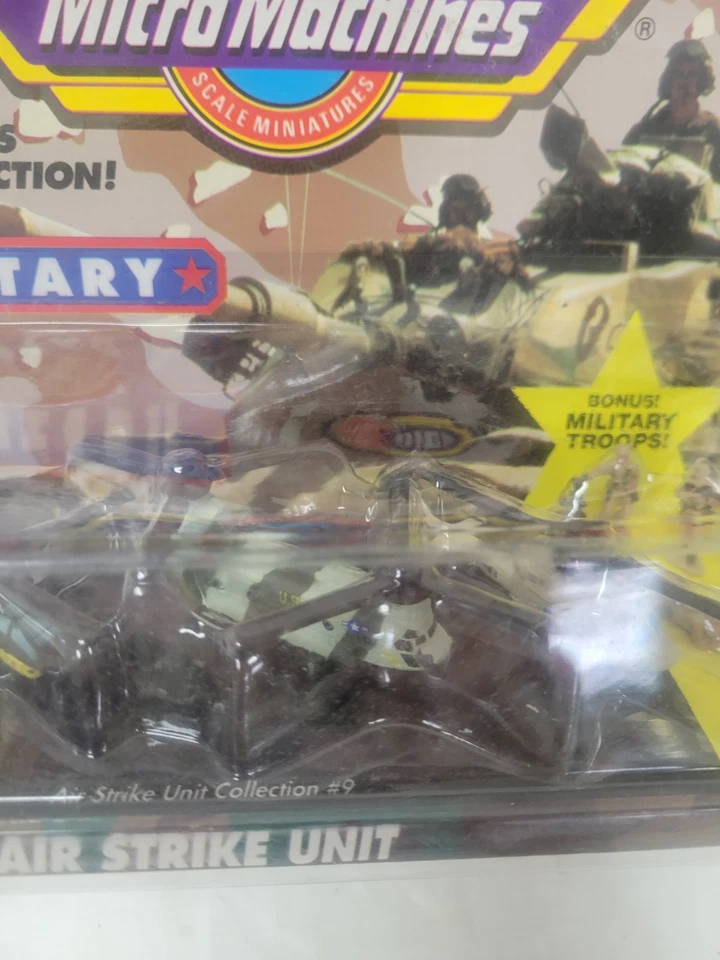 Vintage 1991 Galoob Micro Machines Military Air Strike Unit Helicopter Sealed - Image 4 of 4