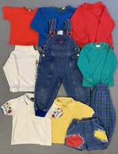 Vintage Baby  Toddler Clothes Lot Bundle 90s MODZ Lands  End Cache 18-36M