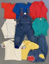 Vintage Baby & Toddler Clothes Lot Bundle 90s MODZ Lands’ End Cache 18-36M