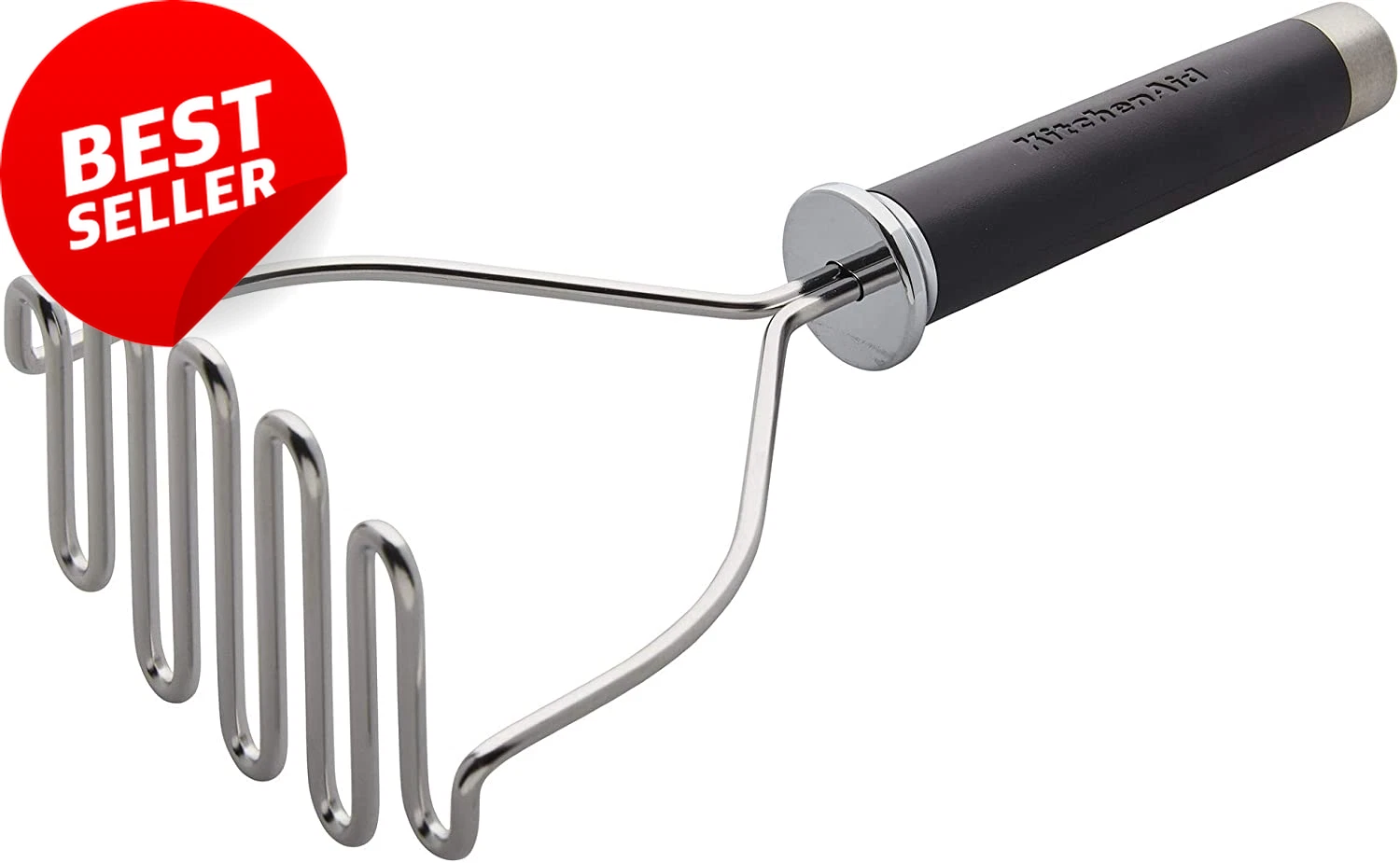 Gourmet Stainless Steel Wire Masher,10.24-Inch,Black,(Pack of 12)
Opens in a new window or tab