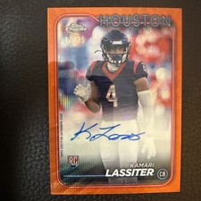 2024 Topps Chrome - Rookie Autographs Kamari Lassiter Orange Wave Refractor /25