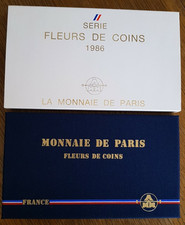 Frankreich Kursm&uuml;nzensatz KMS Fleurs de Coins 1986 Stempelglanz SEHR SELTEN!!!