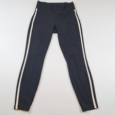 Athleta Leggings Womens Small Black Side Stripe Ankle Stretch Gym Yoga Pants