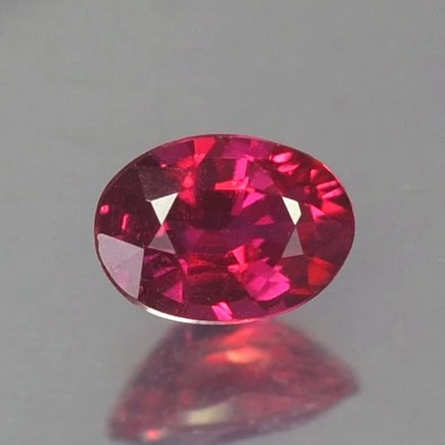 SENSATIONAL VVS UNHEATED UNTREATED OVAL RED RUBY NATURAL