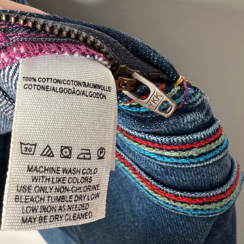 Arco iris Free People Chasing pierna ancha talla XS/0 Foto 4 de 4