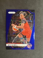 2024 Panini Prizm WNBA Maya Caldwell Blue Velocity Prizm #38 Indiana Fever
