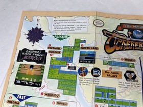 Magic of Scheherazade CUL-AS-US NES Nintendo Insert Poster / Map Only