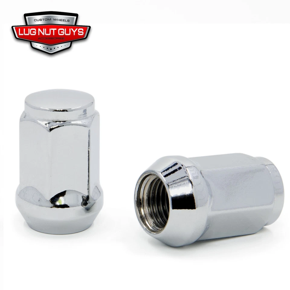 Asiento cónico cromado 20 piezas 12x1,5 tuercas de rueda abultadas bellota para Ford Foto 3 de 4