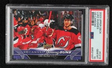 2023-24 Upper Deck Series 2 UD Canvas Young Guns Luke Hughes PSA 10 GEM MT 0sn