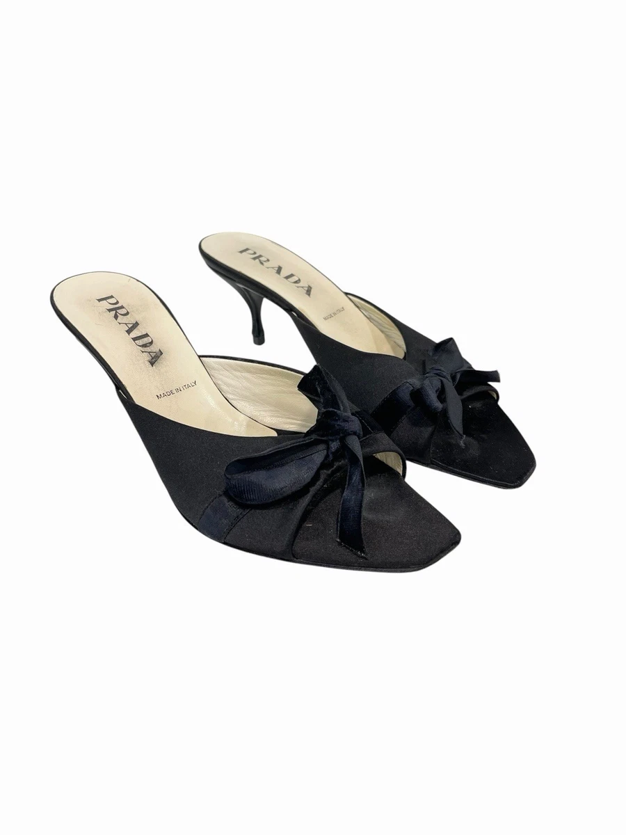 PRADA Kitten Black Heels for Women for sale | eBay