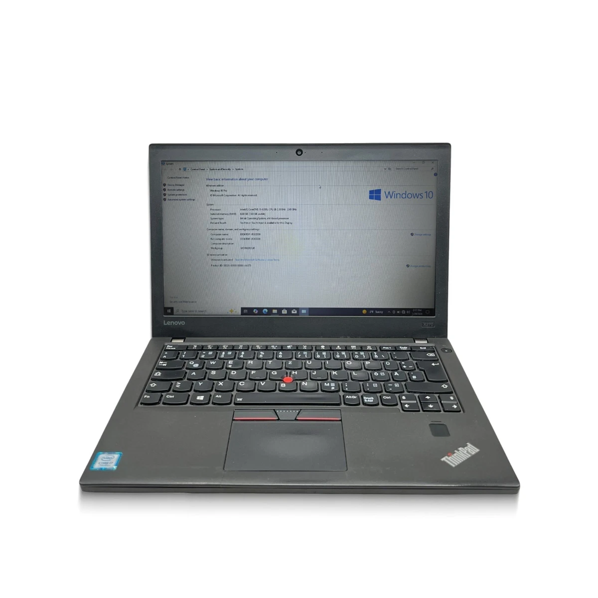 Lenovo ThinkPad X270 Windows 10 PC Laptops & Netbooks for Sale - eBay