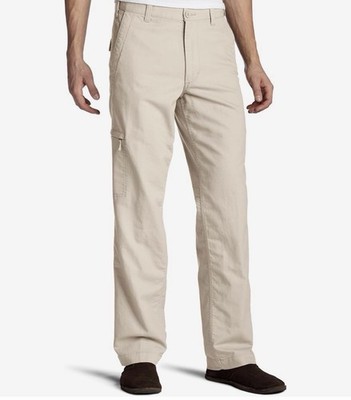 Dockers Comfort Cargo Pants Khaki Classic Fit Stretch Cotton Canvas Size 40x30