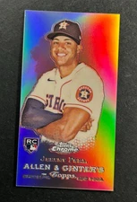 2022 Topps Allen & Ginter Chrome - Jeremy Pena #RVD-12 Astros RC Mini Refractor