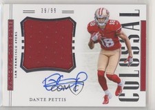 2018 National Treasures Rookie Colossal Signatures 39/99 Dante Pettis Auto 00jz