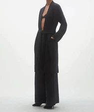 Naked Cashmere Ynes Rode Cardigan Black M; NWT