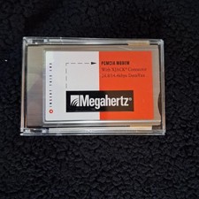Vintage Megahertz XJ2288 PCMCIA Modem 28.8 14.4K XJACK PC Card Retro Laptop