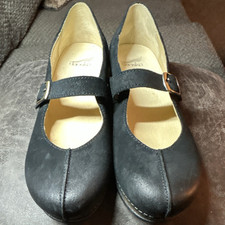 NWT Dansko Beatrice Black Suede Mary Jane Comfort Buckle Strap Shoes US 10