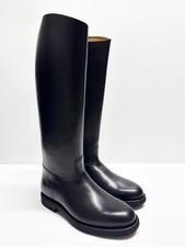 BOTTES POLICE GENDARMERIE BIKER BOOTS MOLLET XL CALF EU45 US11.5 UK11  BLUF