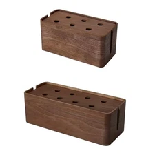 Cable Management Box Elegant Charger Storage Wire Hider for Desk Computer TV