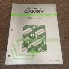 Toyota Camry SXV10 VCV10 Electrical Wiring Diagram Manual JUN 1991